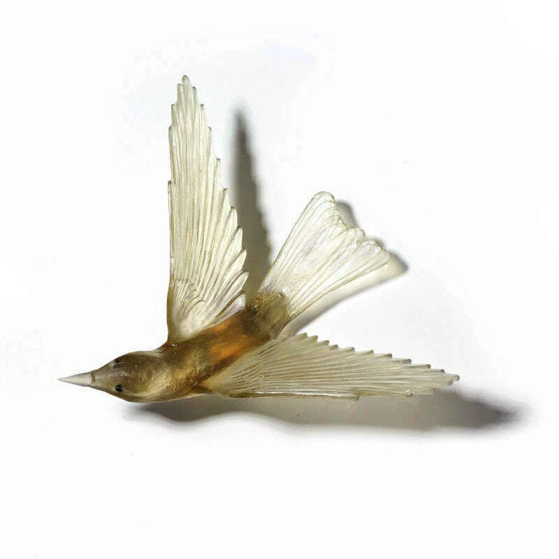 Cast Glass Bird Korimako/Bellbird - Image 15