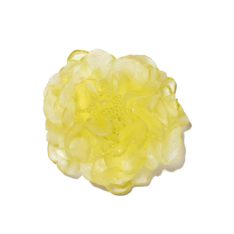 Cast Glass Flower Camellia - Image 7