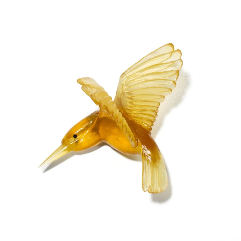 Cast Glass Bird Kōtare/Kingfisher - Image 10