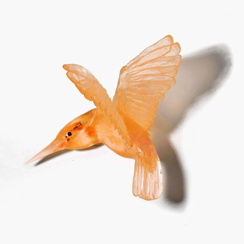 Cast Glass Bird Kōtare/Kingfisher - Image 13