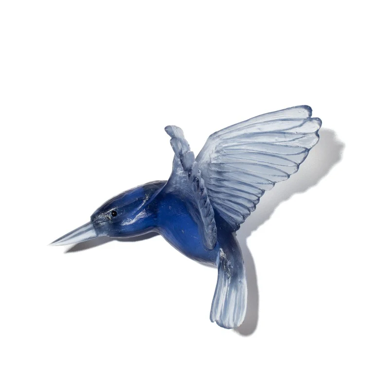 Cast Glass Bird Kōtare/Kingfisher - Image 24