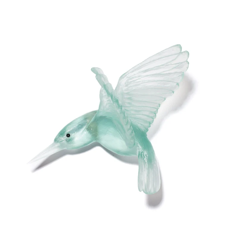 Cast Glass Bird Kōtare/Kingfisher - Image 33