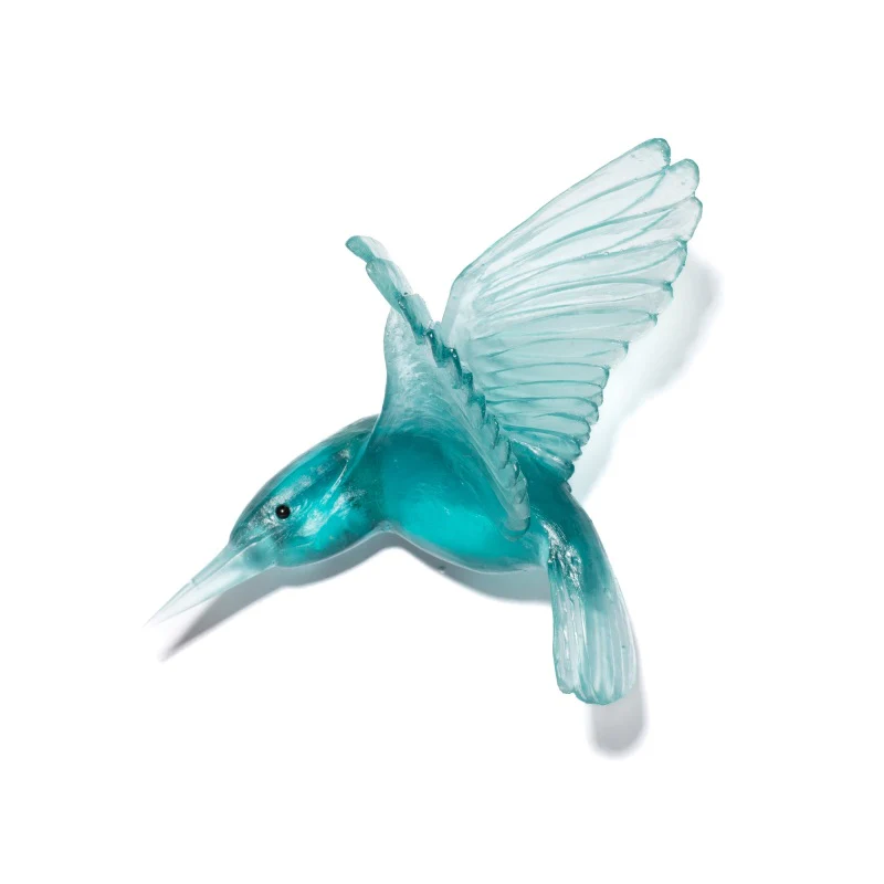 Cast Glass Bird Kōtare/Kingfisher - Image 34