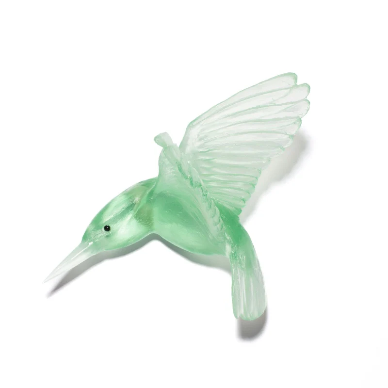 Cast Glass Bird Kōtare/Kingfisher - Image 36