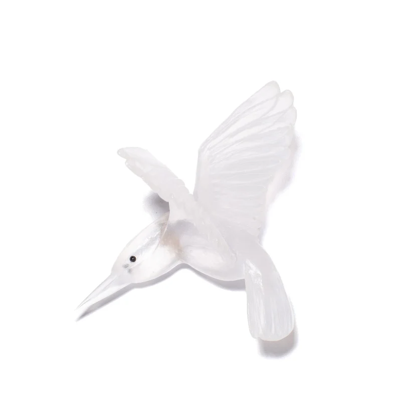 Cast Glass Bird Kōtare/Kingfisher - Image 39