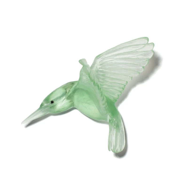 Cast Glass Bird Kōtare/Kingfisher - Image 5