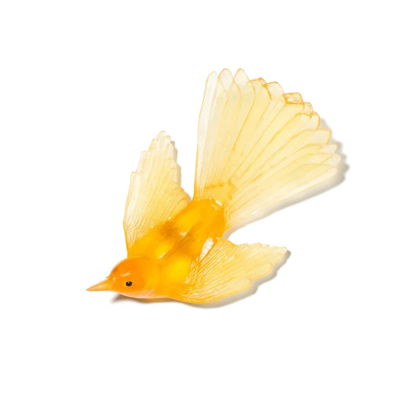 Cast Glass Bird Pīwakawaka/Fantail - Image 13