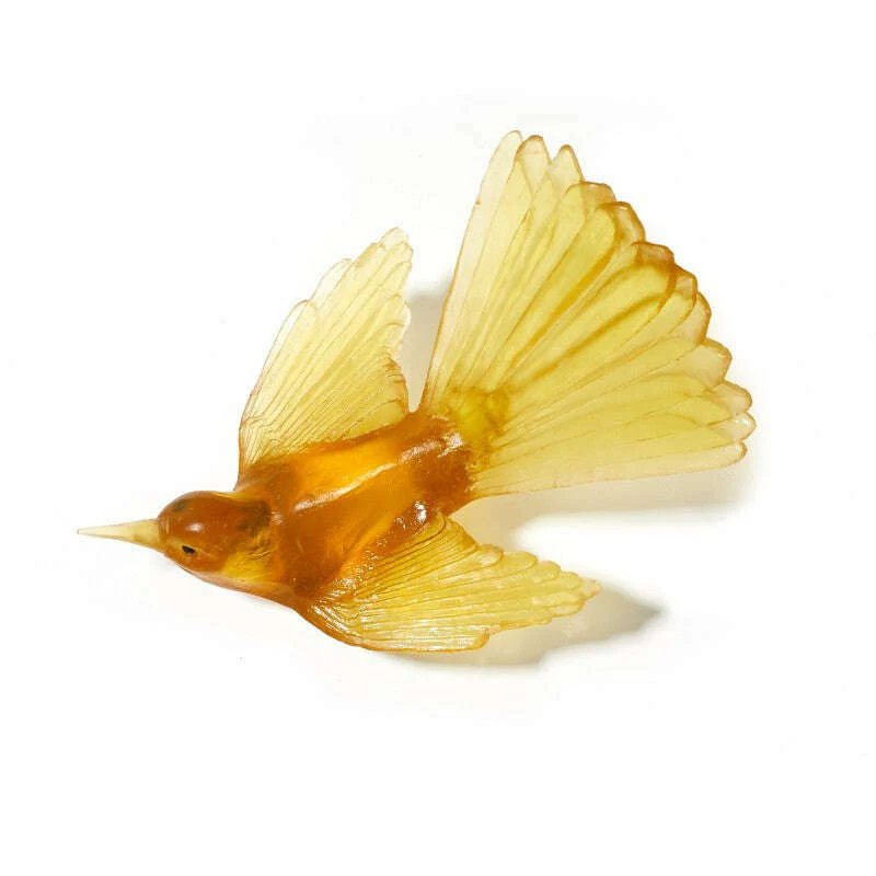 Cast Glass Bird Pīwakawaka/Fantail - Image 14