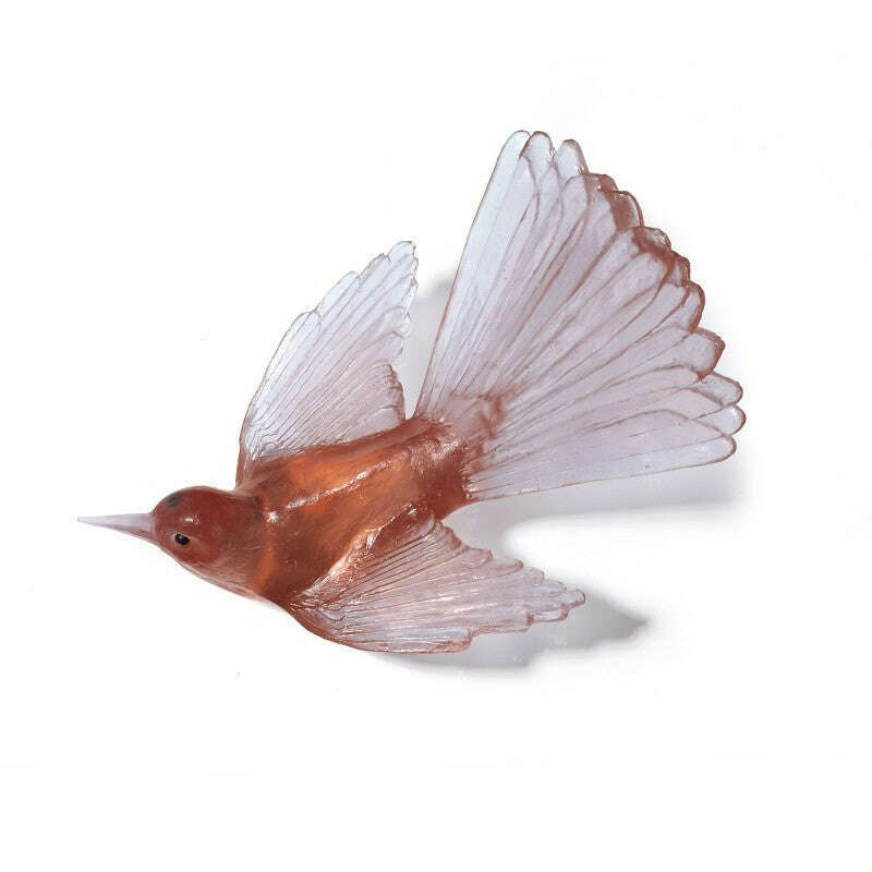 Cast Glass Bird Pīwakawaka/Fantail - Image 21