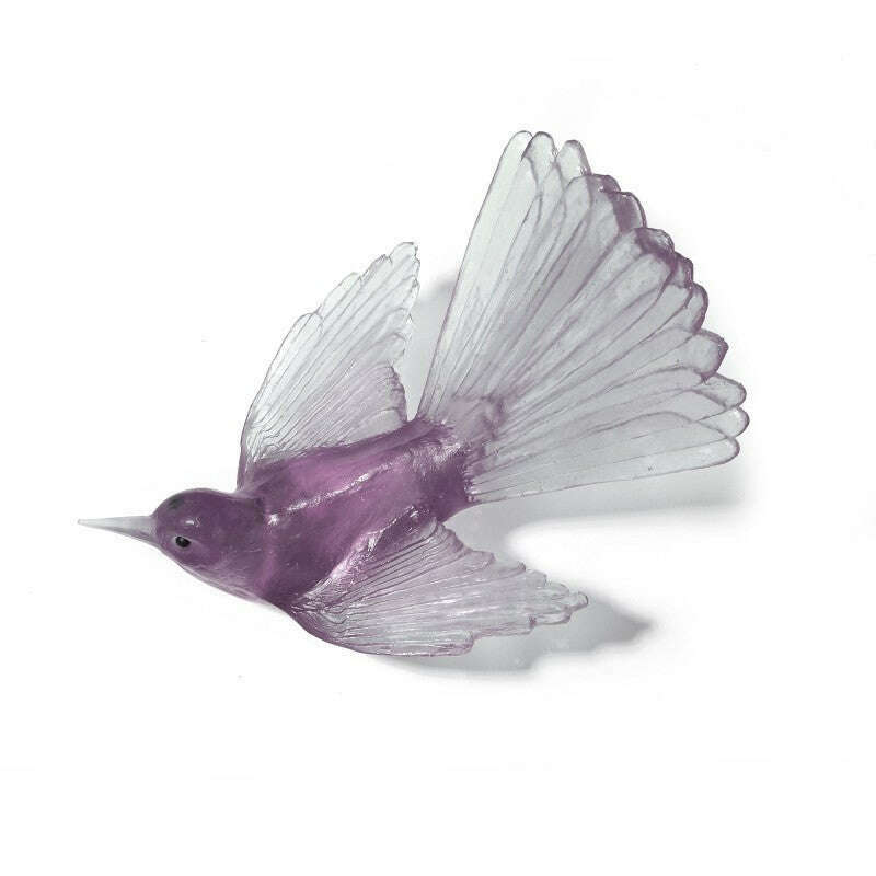Cast Glass Bird Pīwakawaka/Fantail - Image 24