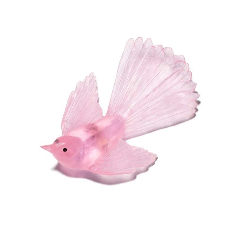 Cast Glass Bird Pīwakawaka/Fantail - Image 25