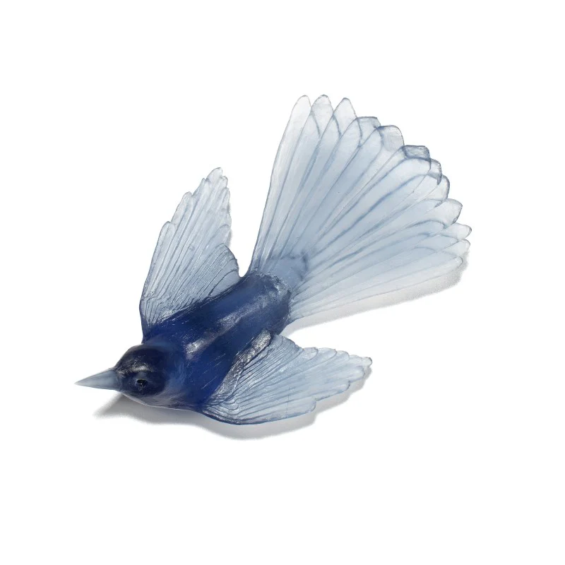 Cast Glass Bird Pīwakawaka/Fantail - Image 29