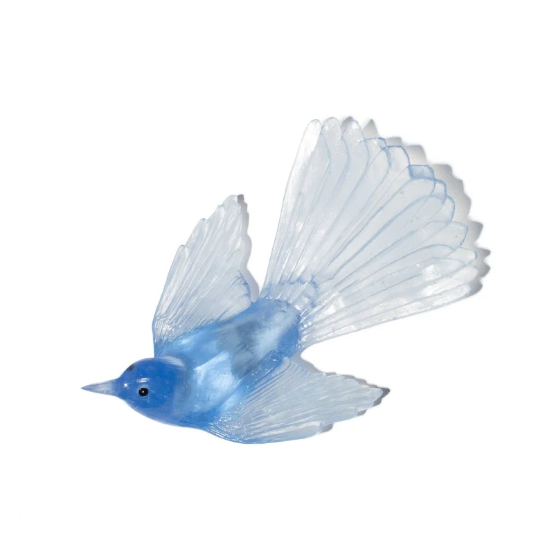 Cast Glass Bird Pīwakawaka/Fantail - Image 34