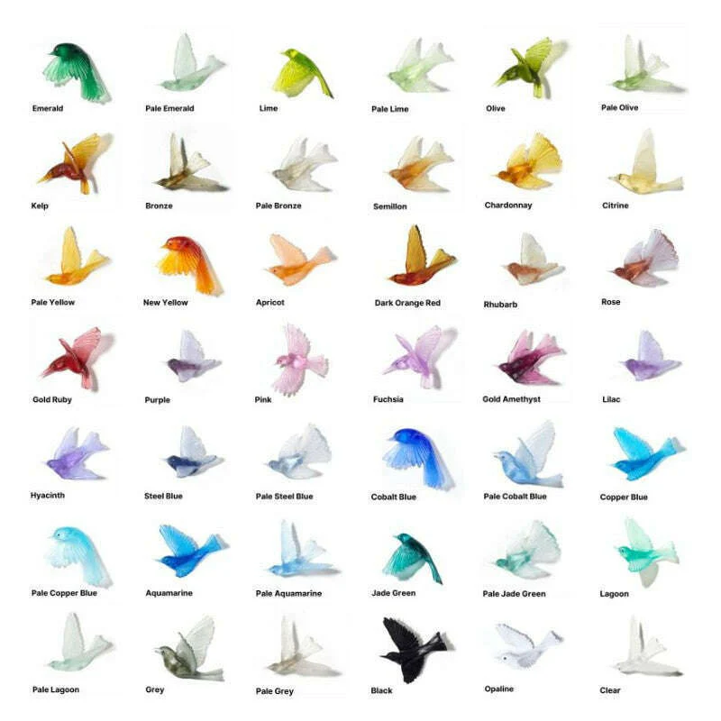 Cast Glass Bird Pīwakawaka/Fantail - Image 4