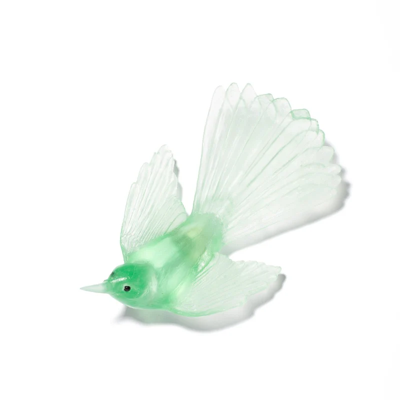 Cast Glass Bird Pīwakawaka/Fantail - Image 41