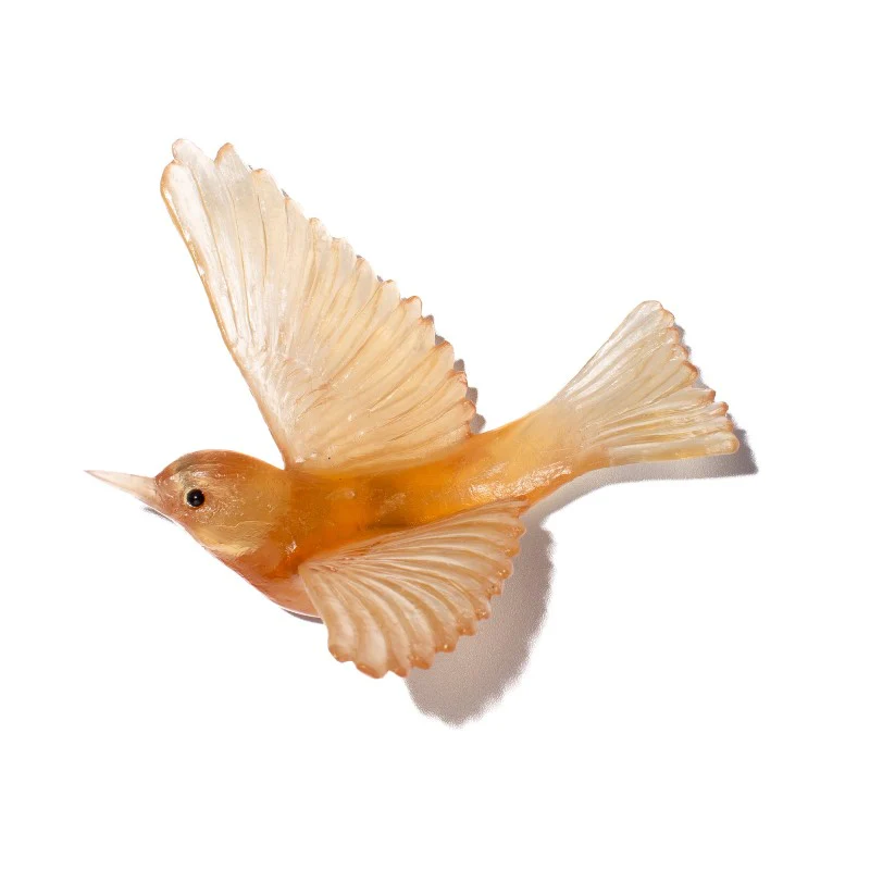 Cast Glass Bird Tauhou/Silvereye - Image 12