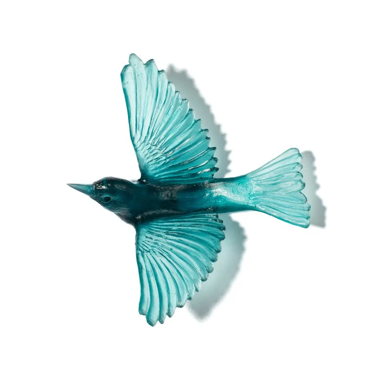 Cast Glass Bird Tauhou/Silvereye - Image 35