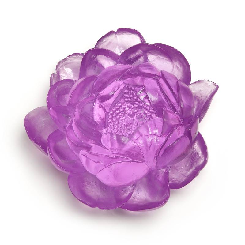 Cast Glass Flower Peony - Image 12