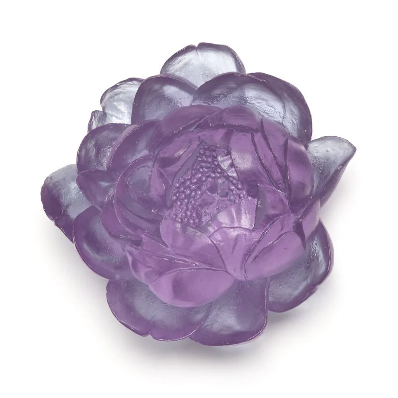 Cast Glass Flower Peony - Image 13