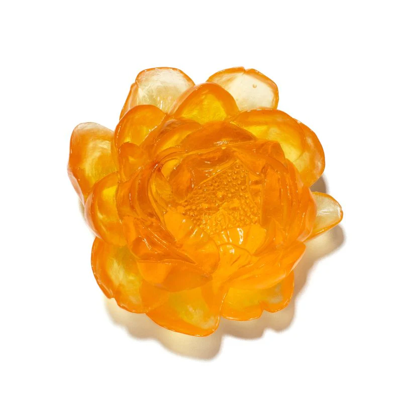 Cast Glass Flower Peony - Image 7