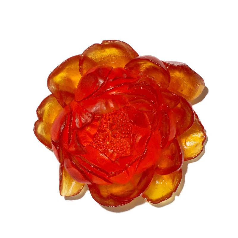 Cast Glass Flower Peony - Image 8