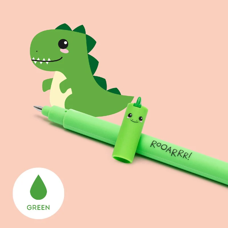 Dino Green Ink Erasable Pen - Image 3