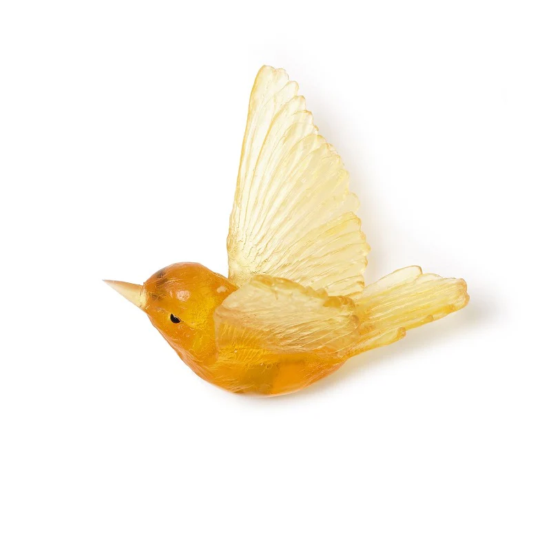 Cast Glass Bird Miromiro/Tomtit - Image 15