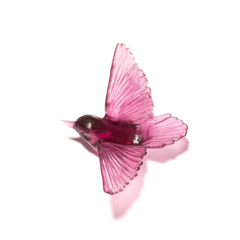 Cast Glass Bird Miromiro/Tomtit - Image 18
