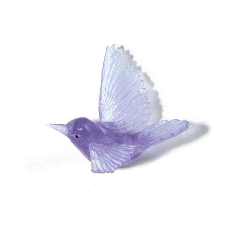 Cast Glass Bird Miromiro/Tomtit - Image 25
