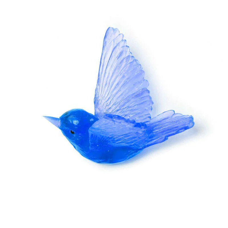 Cast Glass Bird Miromiro/Tomtit - Image 29