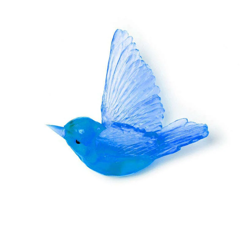 Cast Glass Bird Miromiro/Tomtit - Image 33