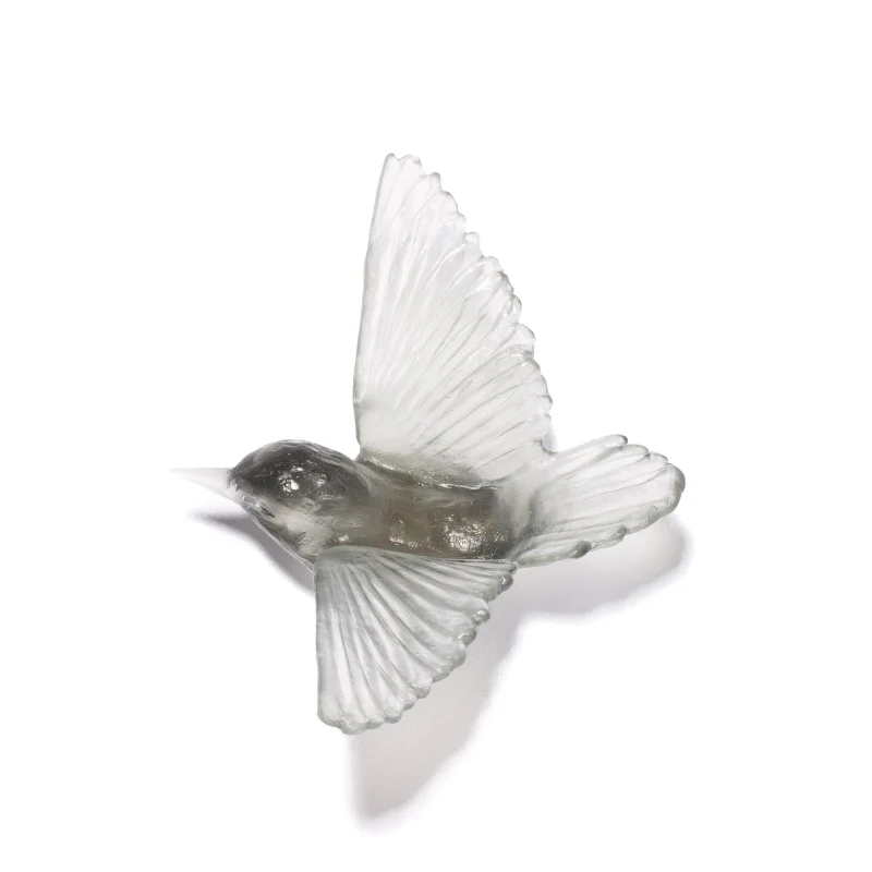 Cast Glass Bird Miromiro/Tomtit - Image 41