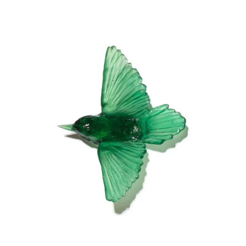 Cast Glass Bird Miromiro/Tomtit - Image 5