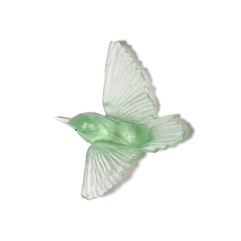 Cast Glass Bird Miromiro/Tomtit - Image 6