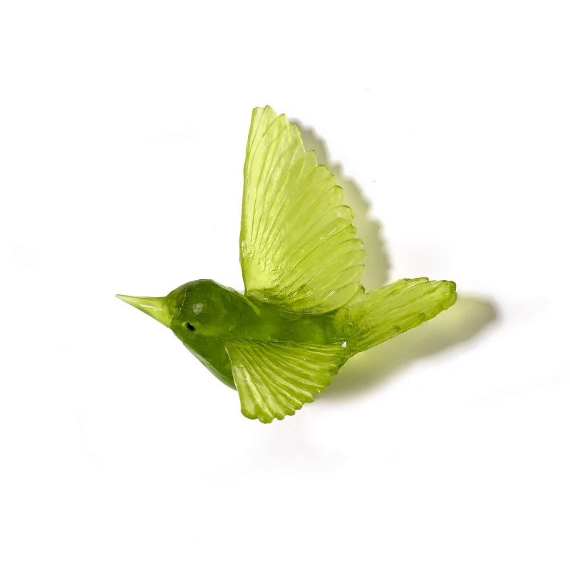 Cast Glass Bird Miromiro/Tomtit - Image 7