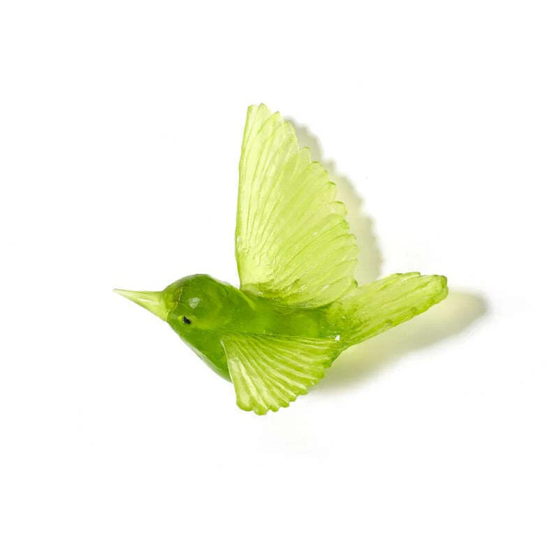 Cast Glass Bird Miromiro/Tomtit - Image 8